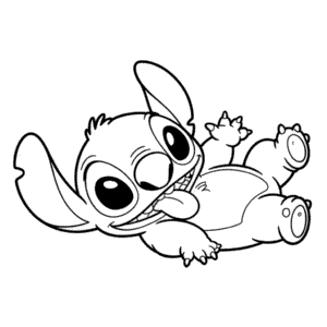 Ausmalbild Niedlicher Stitch