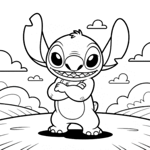 Ausmalbild Erwachsener Stitch