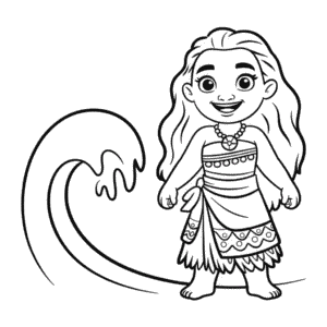 Ausmalbild Zeichentrick Disney Prinzessin